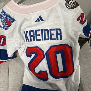 NEW YORK RANGERS KREIDER JERSEY